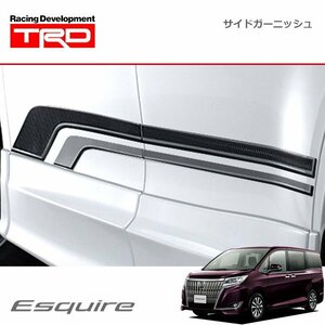 TRD サイドガーニッシュ エスクァイア ZRR80G ZRR85G ZWR80G 17/07～18/06 除くドアエッジプロテクター(純正用品)付車