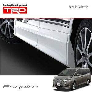 TRD サイドスカート 未塗装 エスクァイア ZRR80G ZRR85G ZWR80G 20/04～ 除くドアエッジプロテクター付車