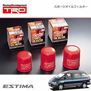 TRD スポーツオイルフィルター エスティマ エミーナ ルシーダ TCR10W TCR10G TCR11W TCR11G CXR10G CXR10W CXR11W CXR11G TCR20W TCR20G