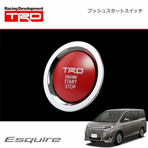 TRD プッシュスタートスイッチ エスクァイア ZRR80G ZRR85G 20/04～ スマートエントリー(メーカーオプション)付車