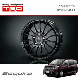 TRD アルミホイール KYOHO CD-F1 15インチ 1本 エスクァイア ZRR80G ZRR85G ZWR80G 18/06～19/01 除くキー付ホイールナット(純正用品)付車