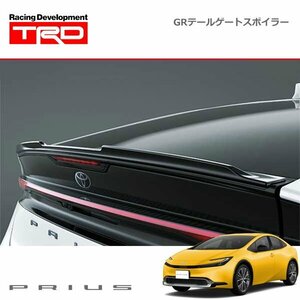 TRD GRテールゲートスポイラー プリウス MXWH60 MXWH65 ZVW60 ZVW65 23/1～ 除くカーカバー(防炎タイプ)(純正用品)付車