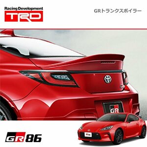 TRD GRトランクスポイラー スパークレッド GR86 ハチロク ZN8 21/10～