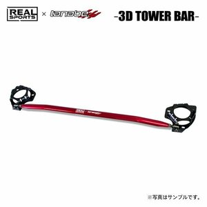 REAL SPORTS×tanabe リアルスポーツ×タナベ 3Dタワーバー フロント用 デリカD:5 CV5W H19.1～R1.12 4B12 NA 4WD