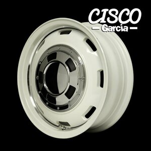 MID Garcia CISCO シスコ (オールドイングリッシュホワイトリムヴァーレイポリッシュ) アルミホイール4本セット 16×6.0J 5H PCD139.7 -5