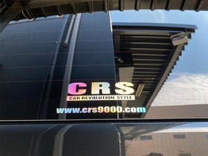 CRS ロゴ&アドレス ホログラムステッカー小(ゴシック体)