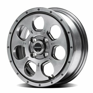 MID ロードマックス マッドエージェント (メタリックグレー) アルミホイール 4本セット 17×7.5J 6H PCD139.7 +25