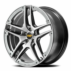 MID RMP 025SV (ハイパーメタルコート/ブラッシュド/アンダーカット) アルミホイール 4本セット 18×8.0J 5H PCD114.3 +42