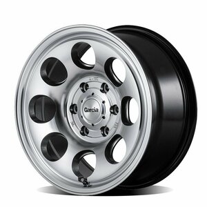 MID Garcia Palm8 (メタリックグレー/ポリッシュ) アルミホイール 4本セット 17×8.0J 6H PCD139.7 +20