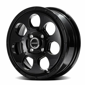 MID ロードマックス マッドエージェント (セミグロスブラック) アルミホイール 4本セット 16×7.0J 5H PCD139.7 +40