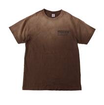HIDDEN NEW YORK NY 半袖Tシャツ トップス ブラウン グラデーションカラー USA製 コットン S 送料250円_画像2