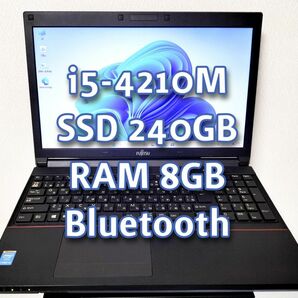 i5-4210M/SSD240GB/メモリ8GB/win11pro/AC付