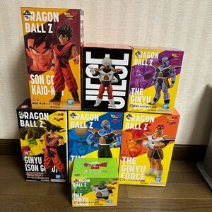 1円スタート！、正規品、1番くじ、ギニュー特戦隊 、ドラゴンボール、ドラゴンボールZ、フィギュア、未開封、フィギュアセット