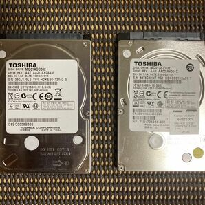 2.5インチ SATA HDD 320GB×2個セット TOSHIBA