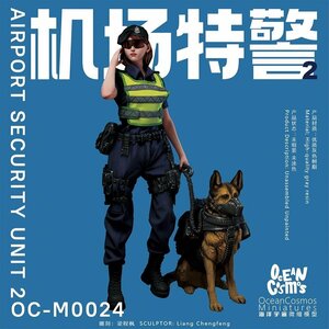 【送料無料】空港セキュリティ警備2 エアポート セキュリティ ガール H60mm フィギュア プラモデル ガレージキット 未塗装 未組立