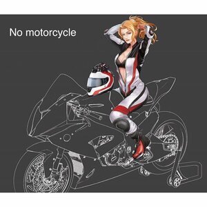 1/9 女性ライダー バイクなし フィギュア プラモデル ガレージキット 未塗装 未組立