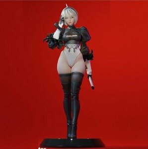 【送料無料】1/6 NieR Automata ニーアオートマタ 2B ヨルハ2号 抜刀ver. フィギュア プラモデル ガレージキット 未塗装 未組立