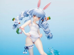 【送料無料】1/7 兎田ぺこら ペコラ 白 水着 Hololive ホロライブ フィギュア プラモデル ガレージキット 未塗装 未組立