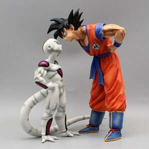 【送料無料】ドラゴンボール DRAGON BALL 孫悟空 フリーザ 睨み合い 漫画風 海外限定 フィギュア 箱なしの画像1