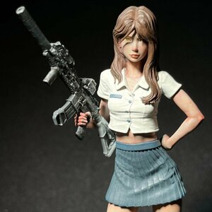 【送料無料】1/20 RIFLE GIRL ライフルガール フィギュア プラモデル ガレキ ガレージキット 未塗装 未組立