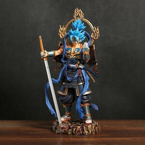 ドラゴンボール ベジット 超サイヤ人 ブルー 侍 刀 武士風 34cm フィギュア 箱無し