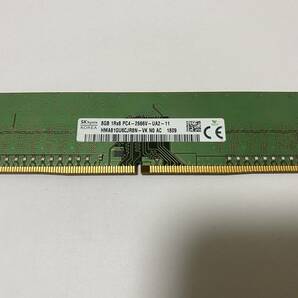 SK hynix DDR4-2666 8G 普通のデスクトップパソコン用メモリ（ノート、サーバー用ではありません）memtest86で確認済みの画像1