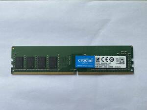 crusial DDR4-2666 8GB 1枚 普通のデスクトップパソコン用メモリ（ノート、サーバー用ではありません）memtest86で確認済み