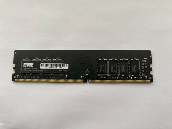 KLevv DDR4-2666 16GB 1枚　 普通のデスクトップパソコン用メモリ（ノート、サーバー用ではありません）memtest86確認済み