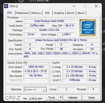 Intel G5400 Pentium Gold G5400 3.70GHz　　OS起動、CPU－Z、INTELCPU検査ツールで確認済み、CPUクーラー付き_画像4