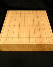 日本産榧　２寸６分柾目一枚板将棋卓上盤_画像1