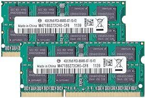 PC3-8500(DDR3-1066) SO-DIMM 4GB×2 sheets set memory apple brand Note PC for memory iMac/Mac m