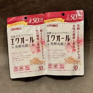 オリヒロ エクオール&発酵高麗人参徳用 150粒　オリヒロブランデュ　エクオール　大豆イソフラボン　ORIHIRO 高麗人参 大豆 イソフラボン 