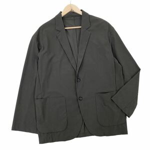 m517-38 UNITED ARROWS ユナイテッドアローズ ナイロン ストレッチ テーラード ジャケット 上着 羽織り 薄手 トップス ブラウン メンズ M