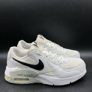 M2821 美品 NIKE ナイキ AIR MAX EXCEE エア マックス エクシー スニーカー レディース US6.5/23.5cm ホワイト ブラック CD5432-101の画像5