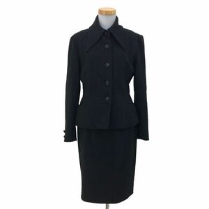 m517-29 Франция производства Karl Lagerfeld Karl Rugger ferudo костюм выставить отложной воротник жакет юбка черный женский 36