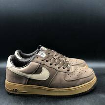 M2906 観賞用 05年製 NIKE ナイキ AIR FORCE 1 LOW PREMIUM エアフォース ローカット スニーカー US9/27.0cm ブラウン 茶 309096-221_画像5