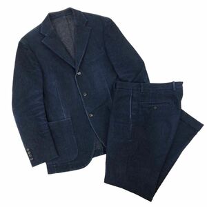 m522-9 F.S.C. FREEMANS SPORTING CLUB free man z sport ng Club silk . Denim suit setup indigo men's 40