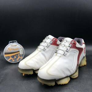 M2950 FootJoy foot Joy golf shoes spike shoes boa boa men's US7.5/25.5cm white red 
