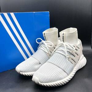 M2968 adidas アディダス TUBULAR DOOM PK チューブラー ドーム プライムニット スニーカー メンズ US8/26.0cm ホワイトS80509