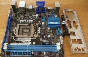 ASUS INTEL H61 LGA1155 Mini-ITXマザー P8H61-I CP3130 即決! 46_082