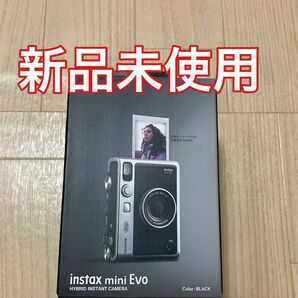 ★新品未使用★ FUJI FILM チェキ instax mini Evo ブラック