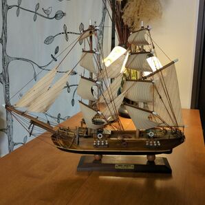 BRIO BAROA ブリオバロア 大型帆船 スペイン ハンドメイド 木製 完成品 船 置物 コレクション オブジェ 模型
