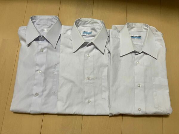 【セール】トンボ　長袖　スクールシャツ　３枚セット学生服　カッターシャツ　160cm