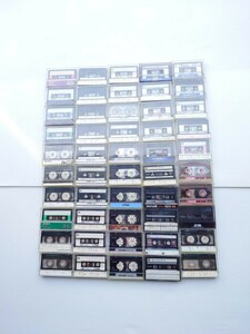 使用済み カセットテープ５０本 SONY maxell TDK