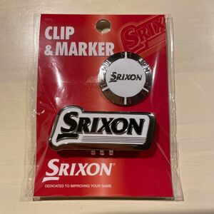 クリップマーカー SRIXON GGF-15334 ホワイト ゴルフマーカー