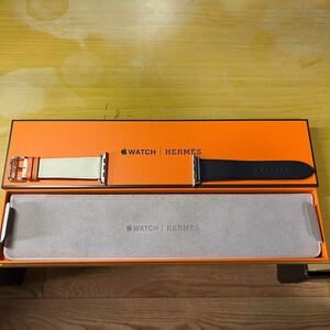Apple Watch HERMES オレンジ クレ インディゴ シンプルトゥール 44mm