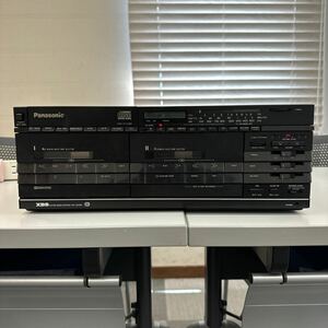 20 Panasonic Wカセット CDコンポ RX-CD100 通電OK