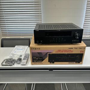 32 YAMAHA ヤマハ AVアンプ ブラック AX-V465 リモコン 付属品 未開封 元箱付