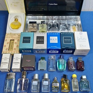 ◆香水 大量 まとめて 25点◆ミニボトル◆BVLGARI◆GIVENCHY◆CHANEL◆GUCCI◆Dior◆Calvin Klein◆NINA RICCI 他◆未使用品