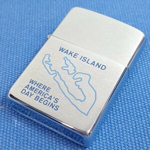 ◆ZIPPO ジッポー オイルライター◆WAKE ISLAND◆アンティーク ライター